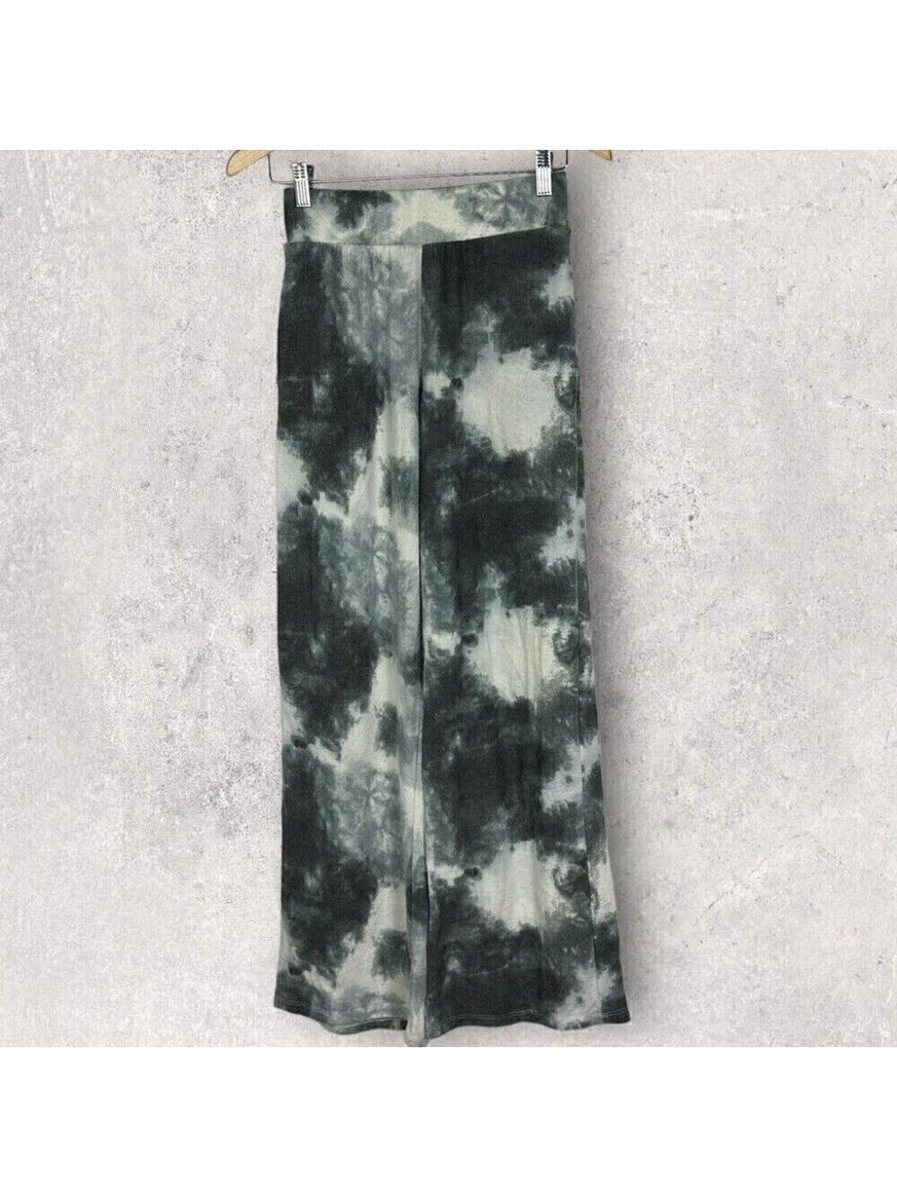 SOCIALITE BNWOT Women fleece tie dye wide leg lounge pants sz small NEW